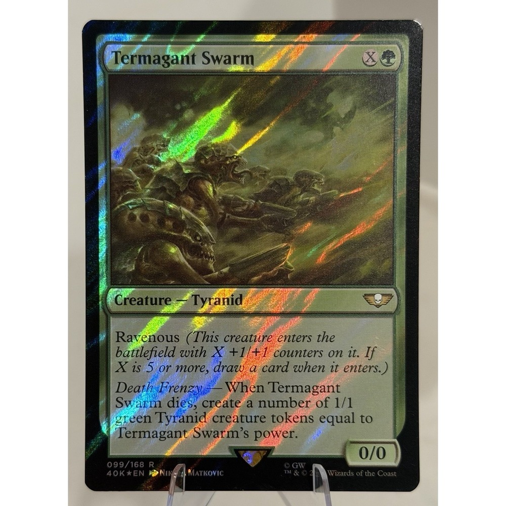 MTG Termagant Swarm (Surge Foil)‎ #99 Warhammer 40K